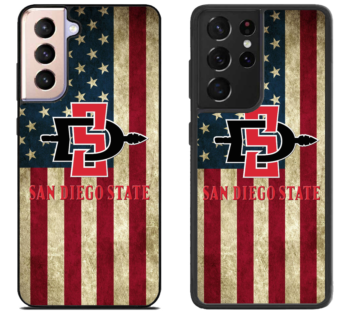 San Diego State Aztecs Flag Samsung Galaxy S21 | S21 FE | S21+ | S21 Ultra Case