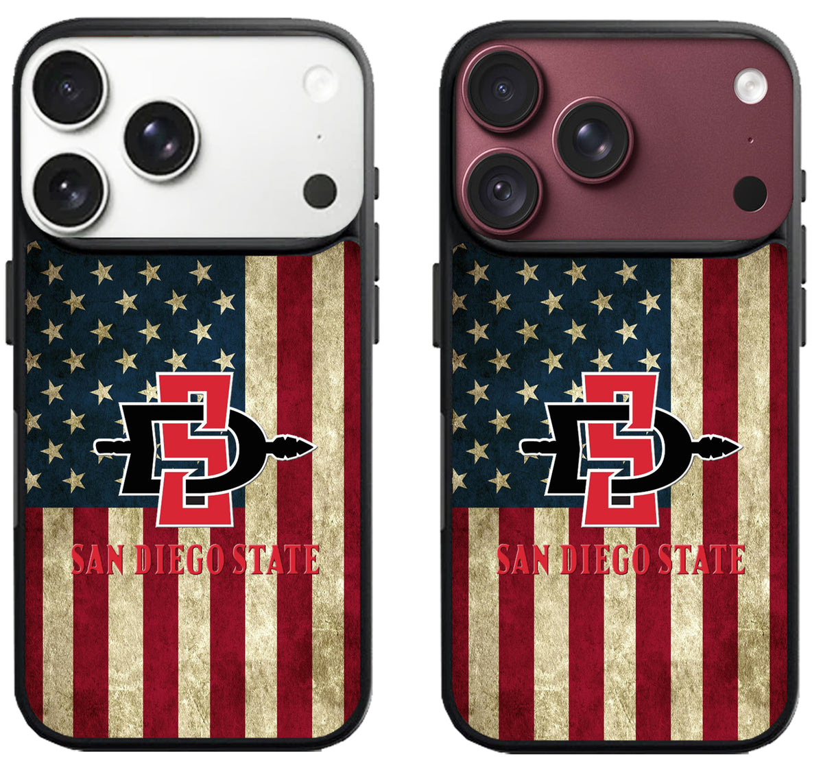 San Diego State Aztecs Flag iPhone 18 Pro | 18 Pro Max Case