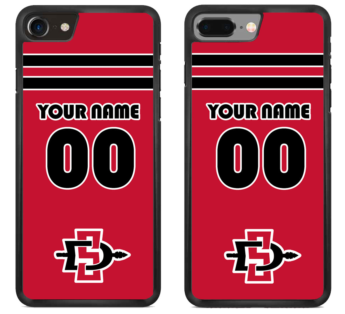 Custom Personalized San Diego State Aztecs iPhone 8 | 8 Plus Case