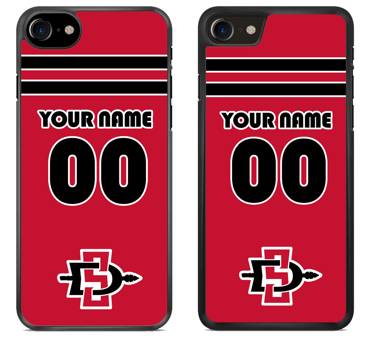 Custom Personalized San Diego State Aztecs iPhone SE 2020 | iPhone SE 2022 Case