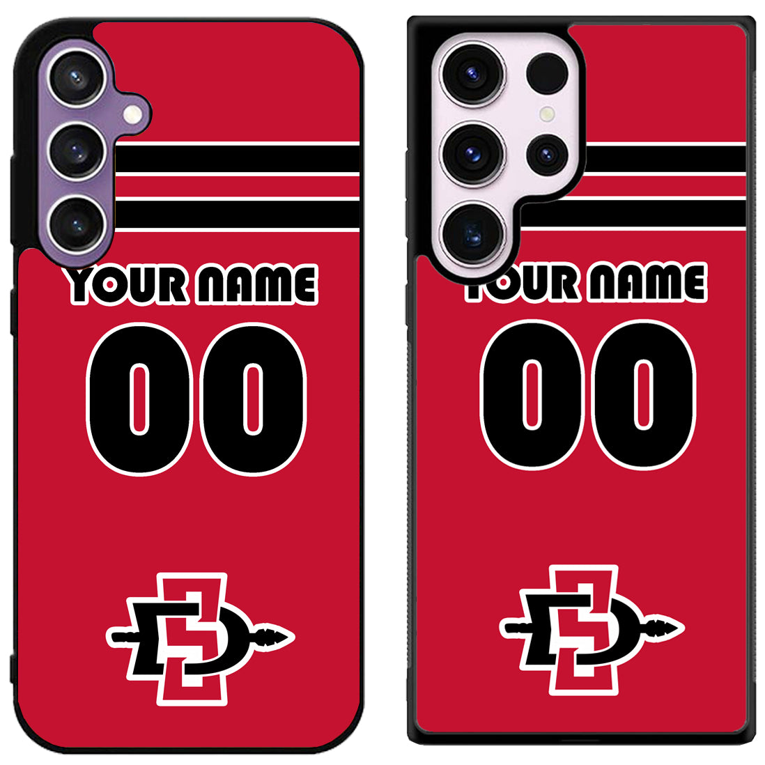 Custom Personalized San Diego State Aztecs Samsung Galaxy S24 | S24+ | S24 Ultra Case