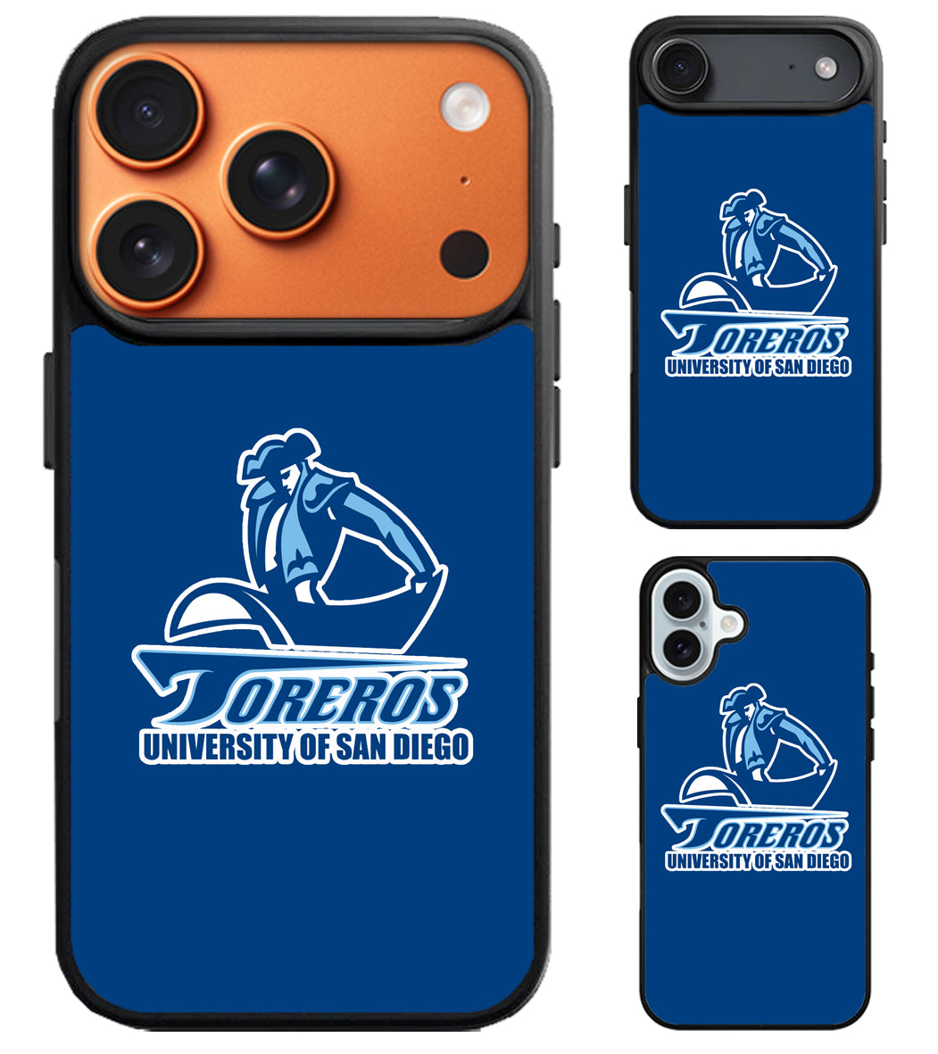 San Diego Toreros University iPhone Air | iPhone 17 | 17 Pro | 17 Pro Max Case