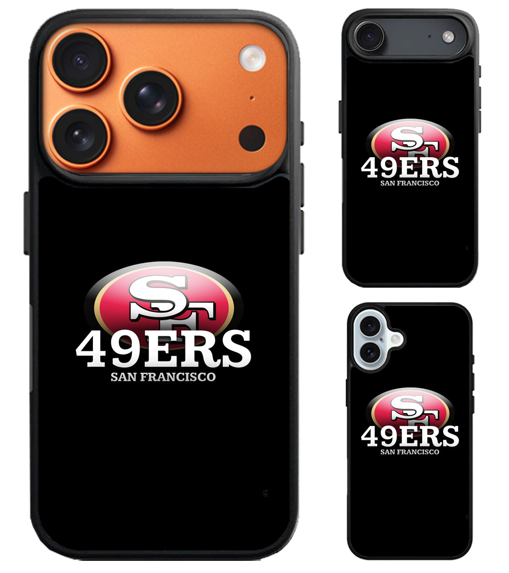 San Francisco 49ers Black iPhone Air | iPhone 17 | 17 Pro | 17 Pro Max Case