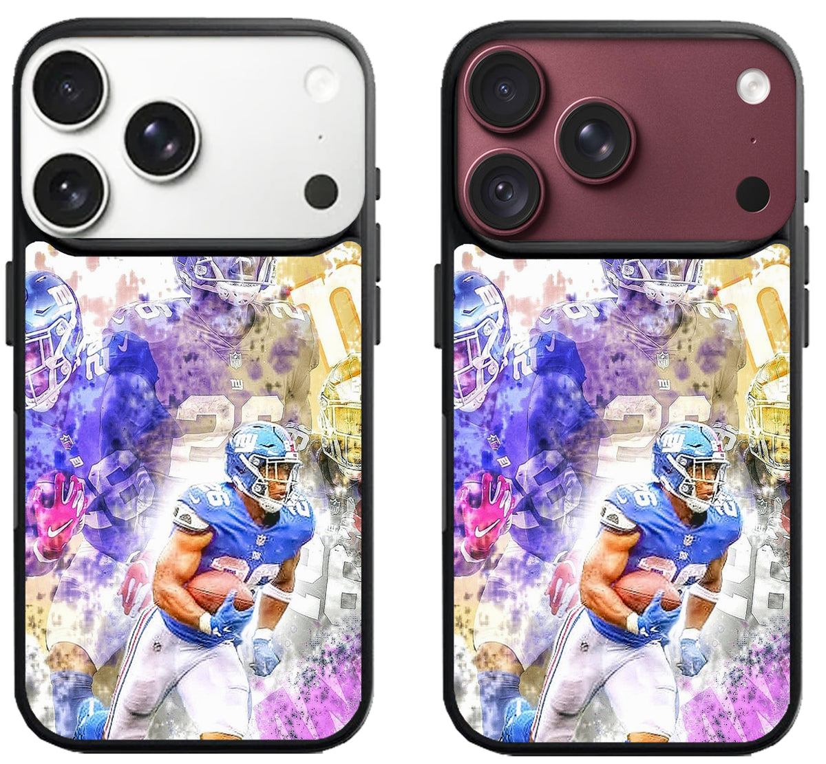 Saquon Barkley New York Giants Artwork iPhone 18 Pro | 18 Pro Max Case