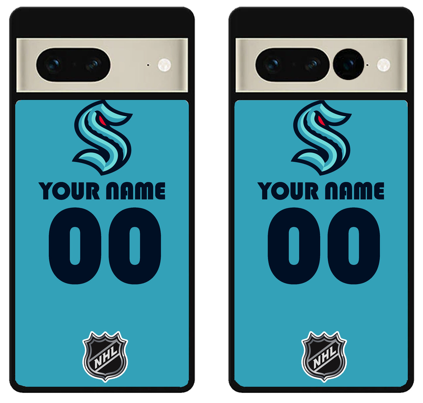 Custom Personalized Seattle Kraken NHL Google Pixel 7 | 7 Pro Case