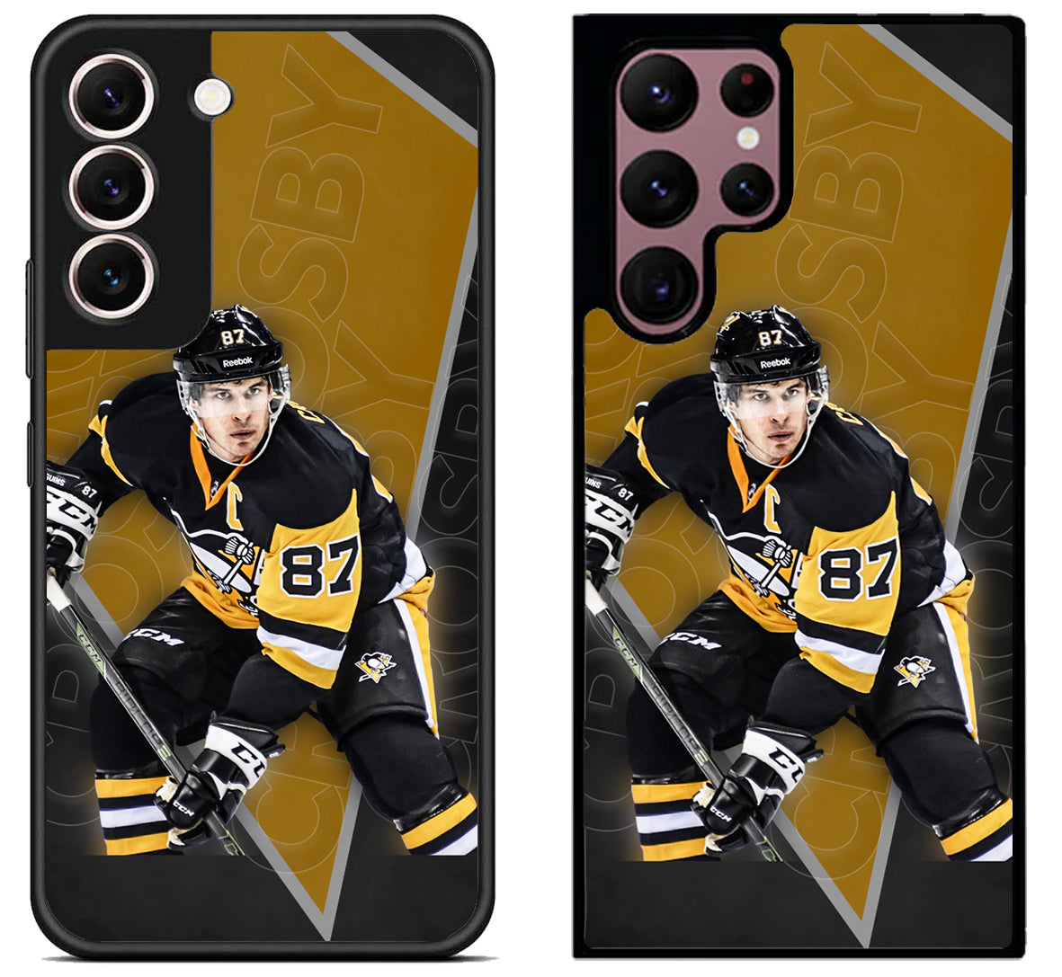 Sidney Crosby Pittsburgh Penguins Wallpaper Samsung Galaxy S22 | S22+ | S22 Ultra Case