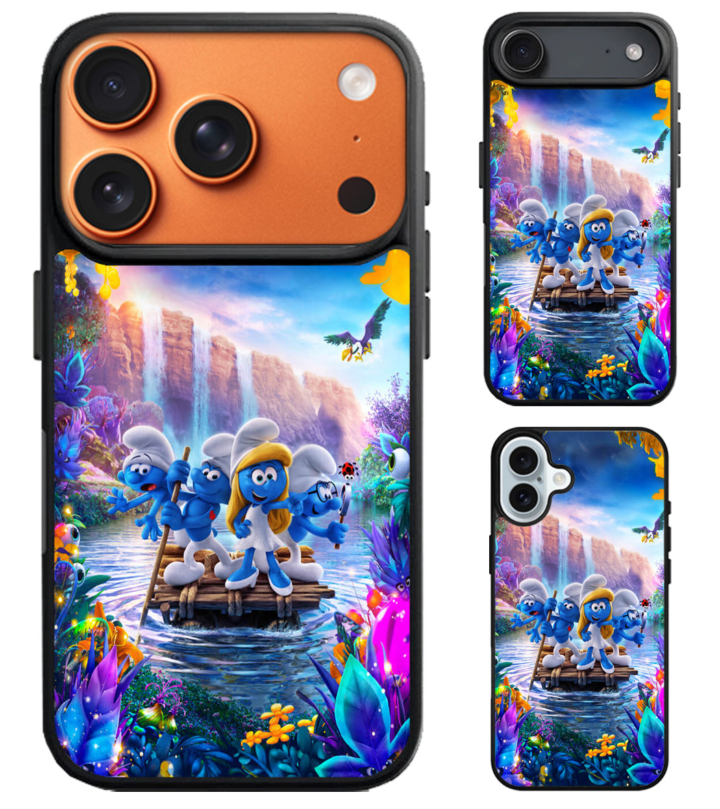 Smurfs And Friends iPhone Air | iPhone 17 | 17 Pro | 17 Pro Max Case
