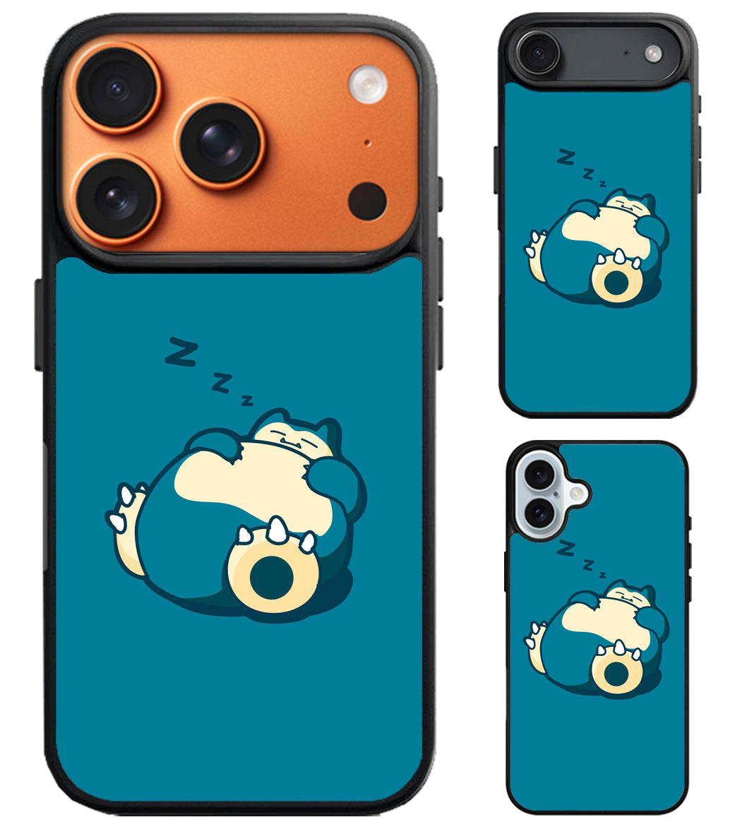 Snorlax Pokemon Sleep iPhone Air | iPhone 17 | 17 Pro | 17 Pro Max Case