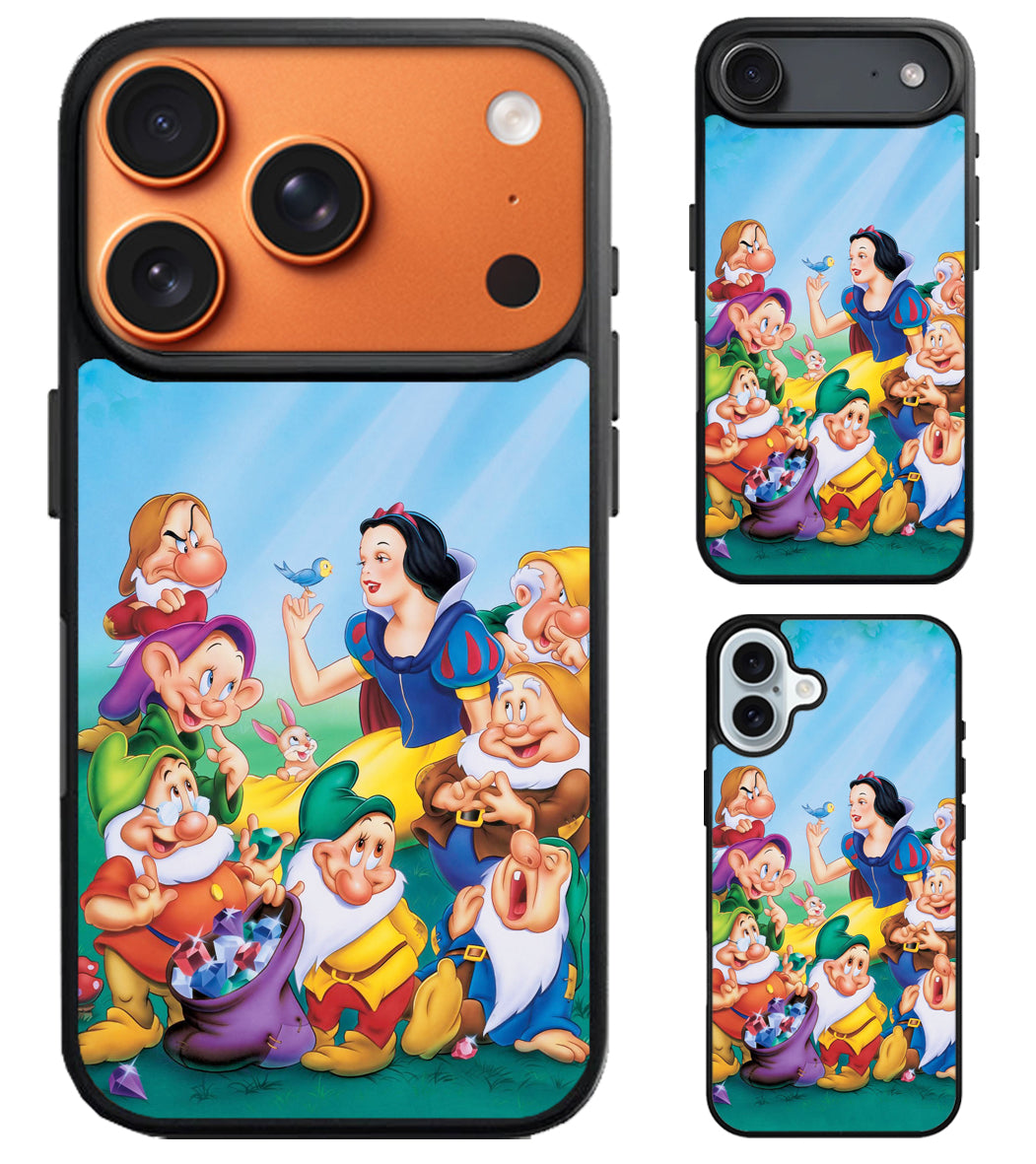 Snow White and Seven Dwarfs iPhone Air | iPhone 17 | 17 Pro | 17 Pro Max Case