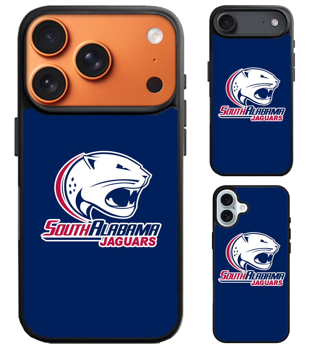 South Alabama Jaguars Blue iPhone Air | iPhone 17 | 17 Pro | 17 Pro Max Case
