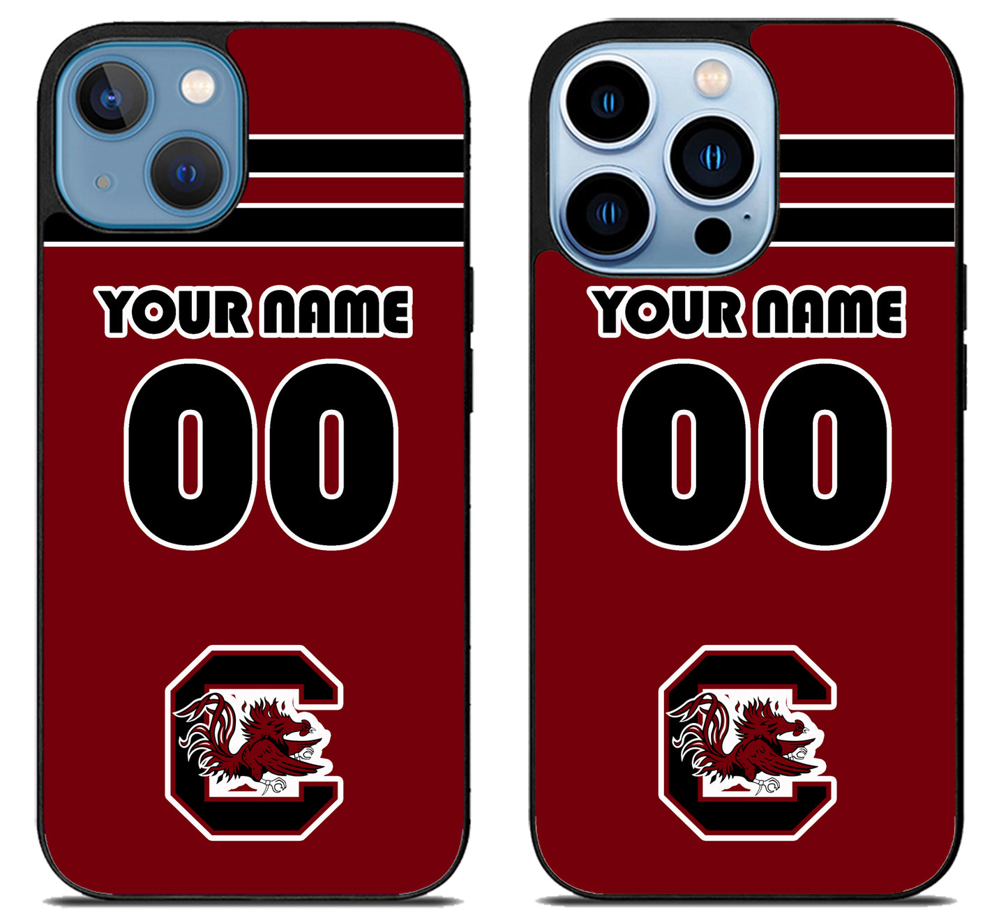 Custom Personalized South Carolina Gamecocks iPhone 13 | 13 Mini | 13 Pro | 13 Pro Max Case