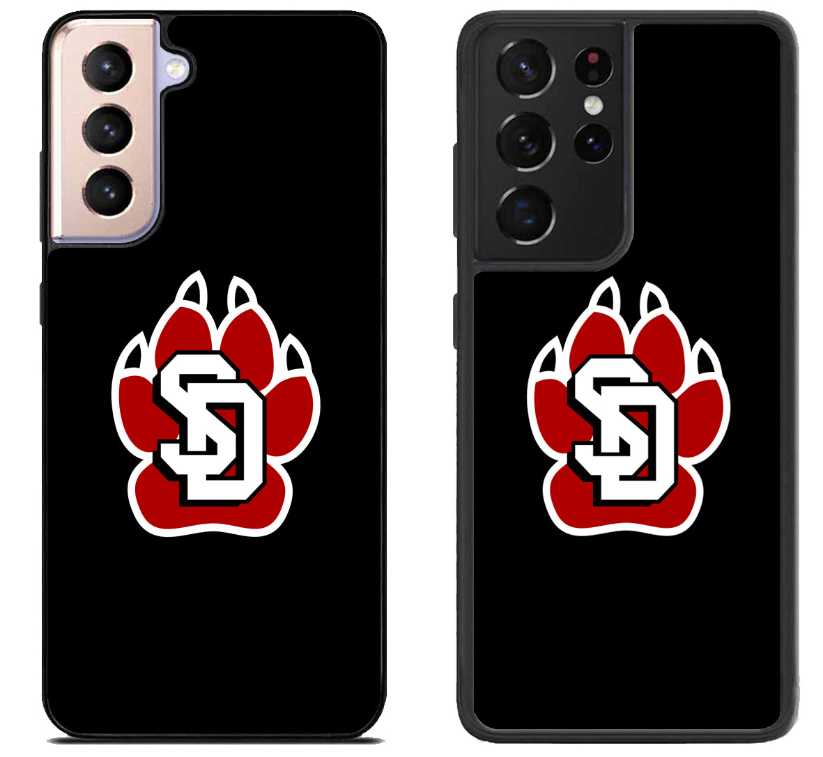 South Dakota Coyotes Black Samsung Galaxy S21 | S21 FE | S21+ | S21 Ultra Case
