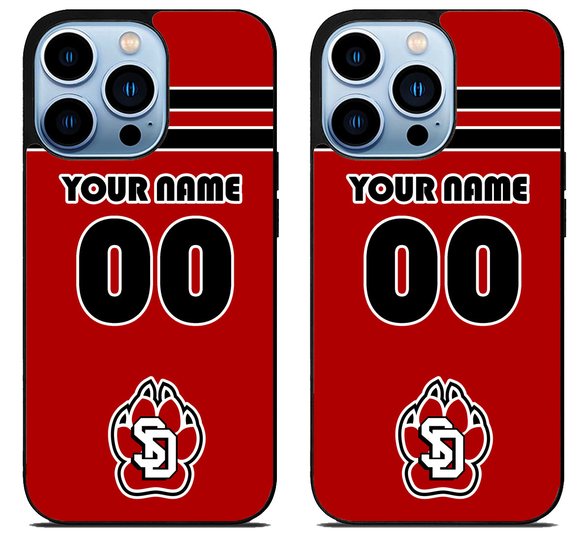 Custom Personalized South Dakota Coyotes iPhone 15 Pro | iPhone 15 Pro Max Case