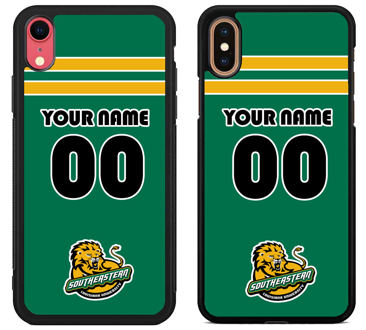 Custom Personalized Southeastern Louisiana Lions iPhone X | Xs | Xr | Xs Max Case