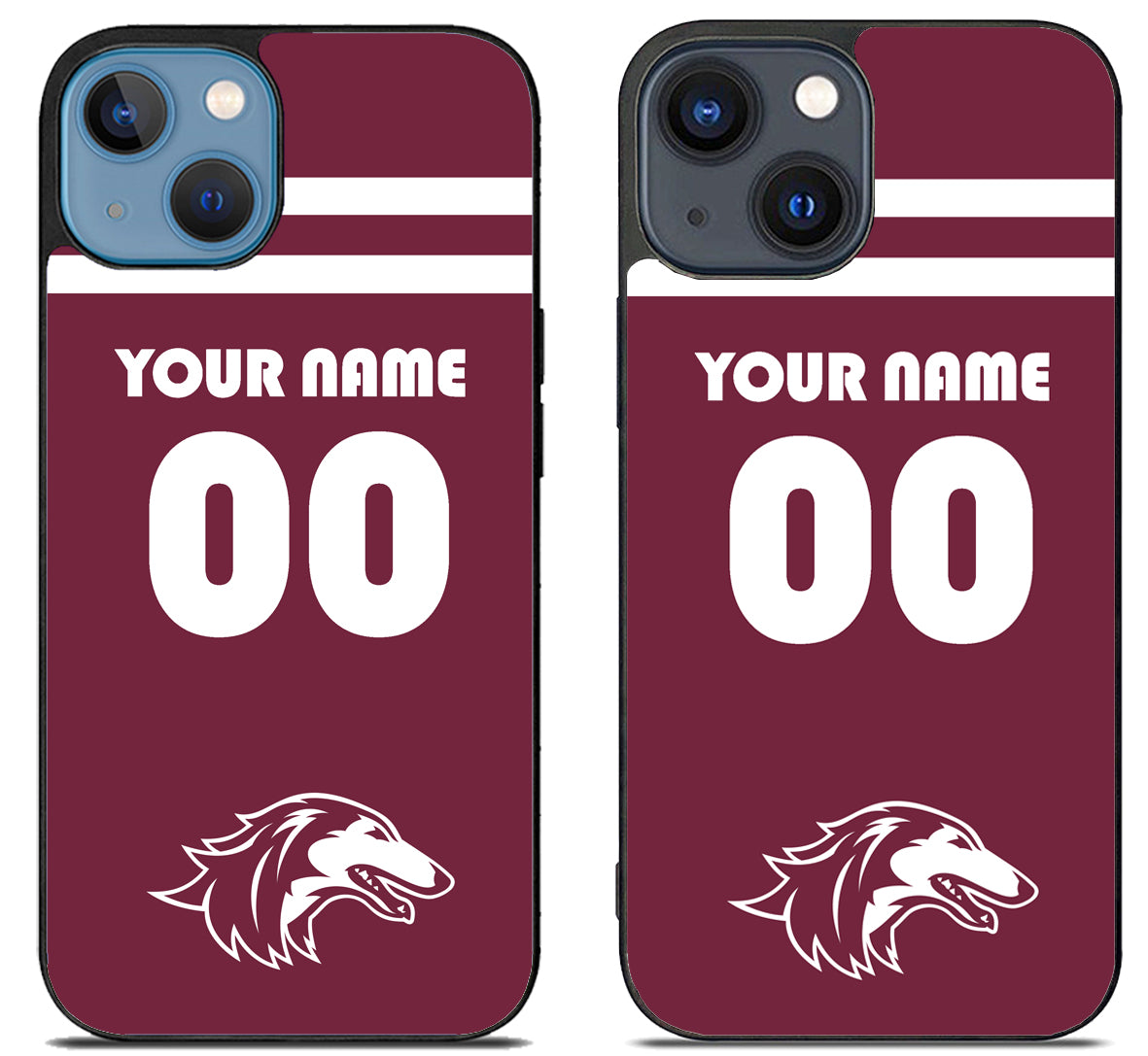Custom Personalized Southern Illinois Salukis iPhone 15 | iPhone 15 Plus Case