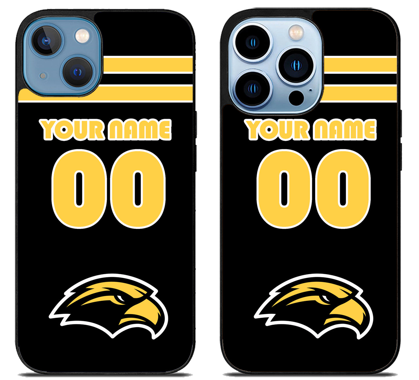 Custom Personalized Southern Miss Golden Eagles iPhone 13 | 13 Mini | 13 Pro | 13 Pro Max Case