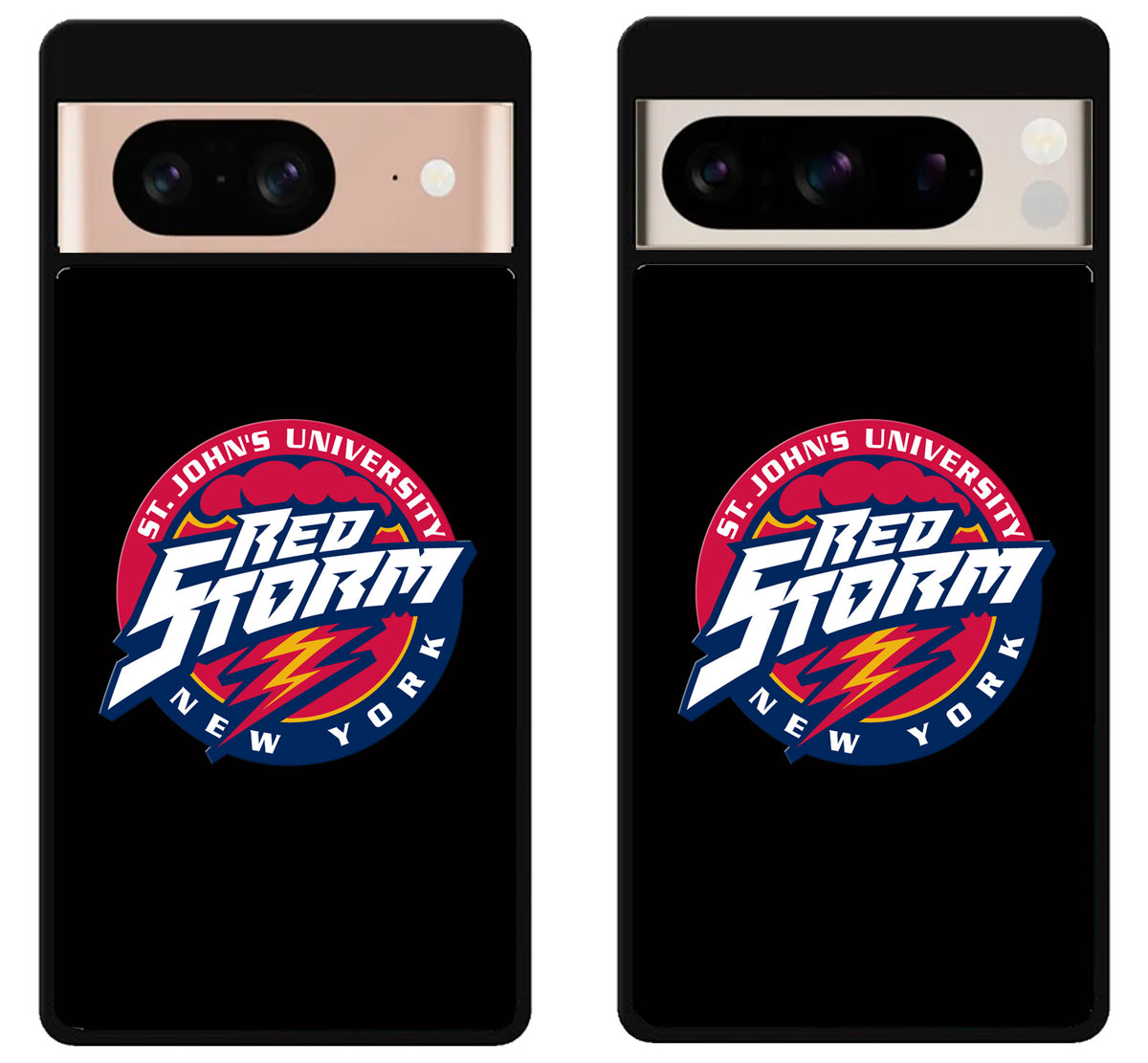 St John's Red Storm Black Google Pixel 8 | 8 Pro Case