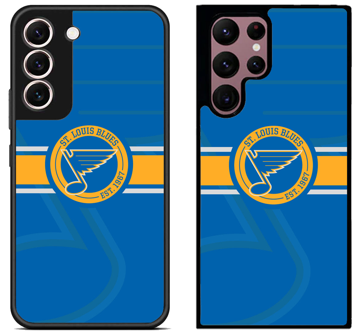 St Louis Blues Background Samsung Galaxy S22 | S22+ | S22 Ultra Case