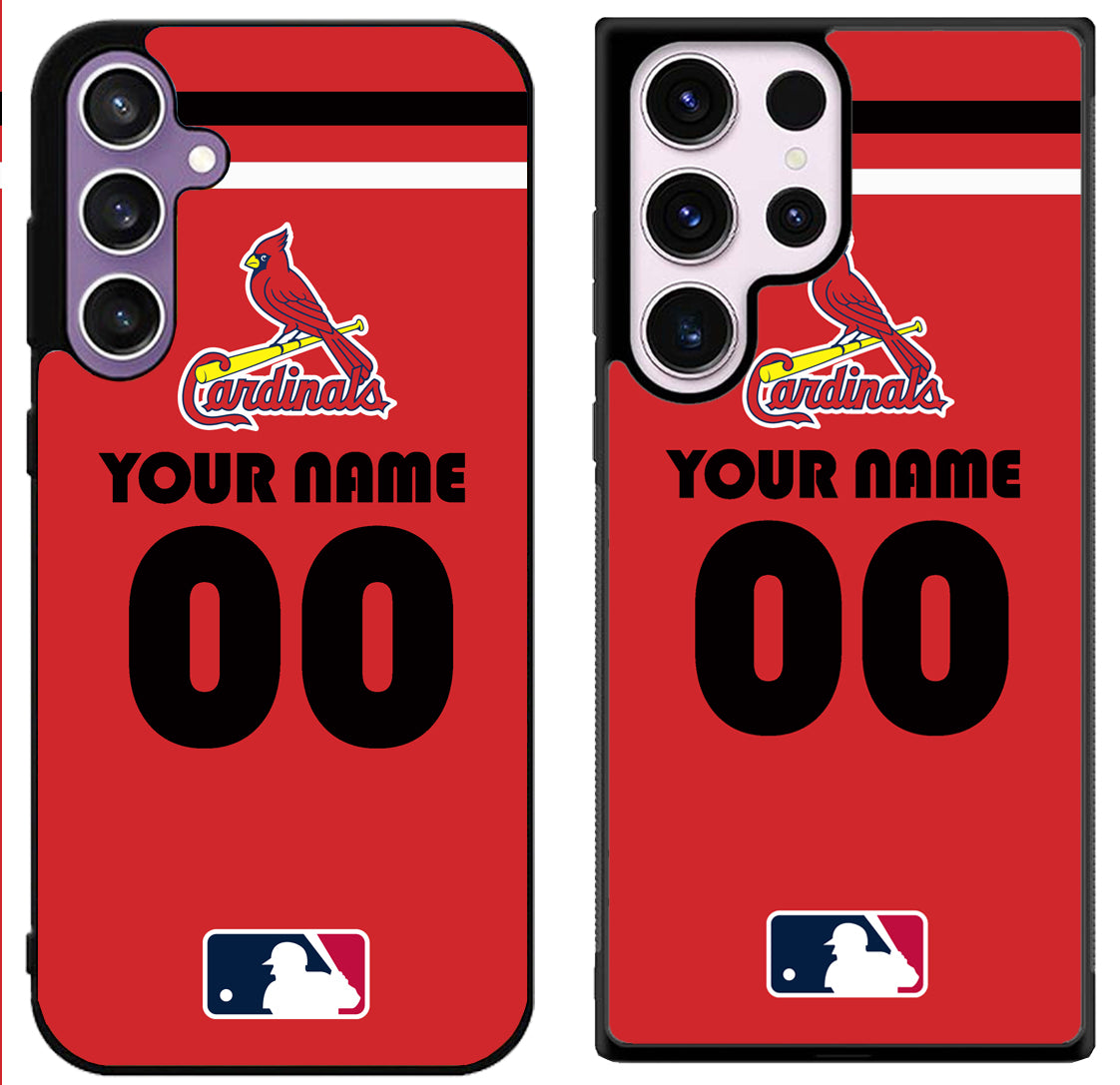 Custom Personalized St Louis Cardinals Samsung Galaxy S24 | S24+ | S24 Ultra Case