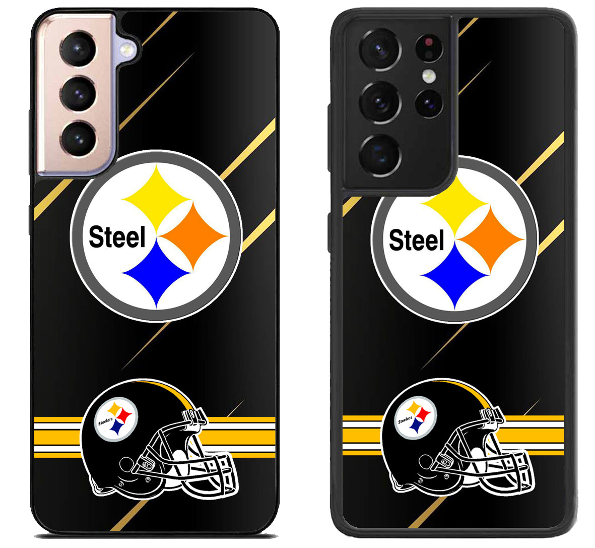 Steelers American Metallic Samsung Galaxy S21 | S21 FE | S21+ | S21 Ultra Case