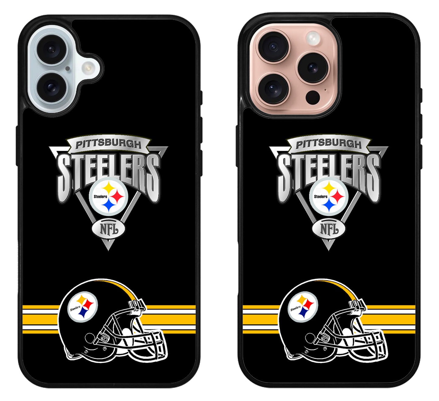 Pittsburgh Steelers NFL Logo Football iPhone 16 | 16 Plus | 16 Pro | 16 Pro Max Case