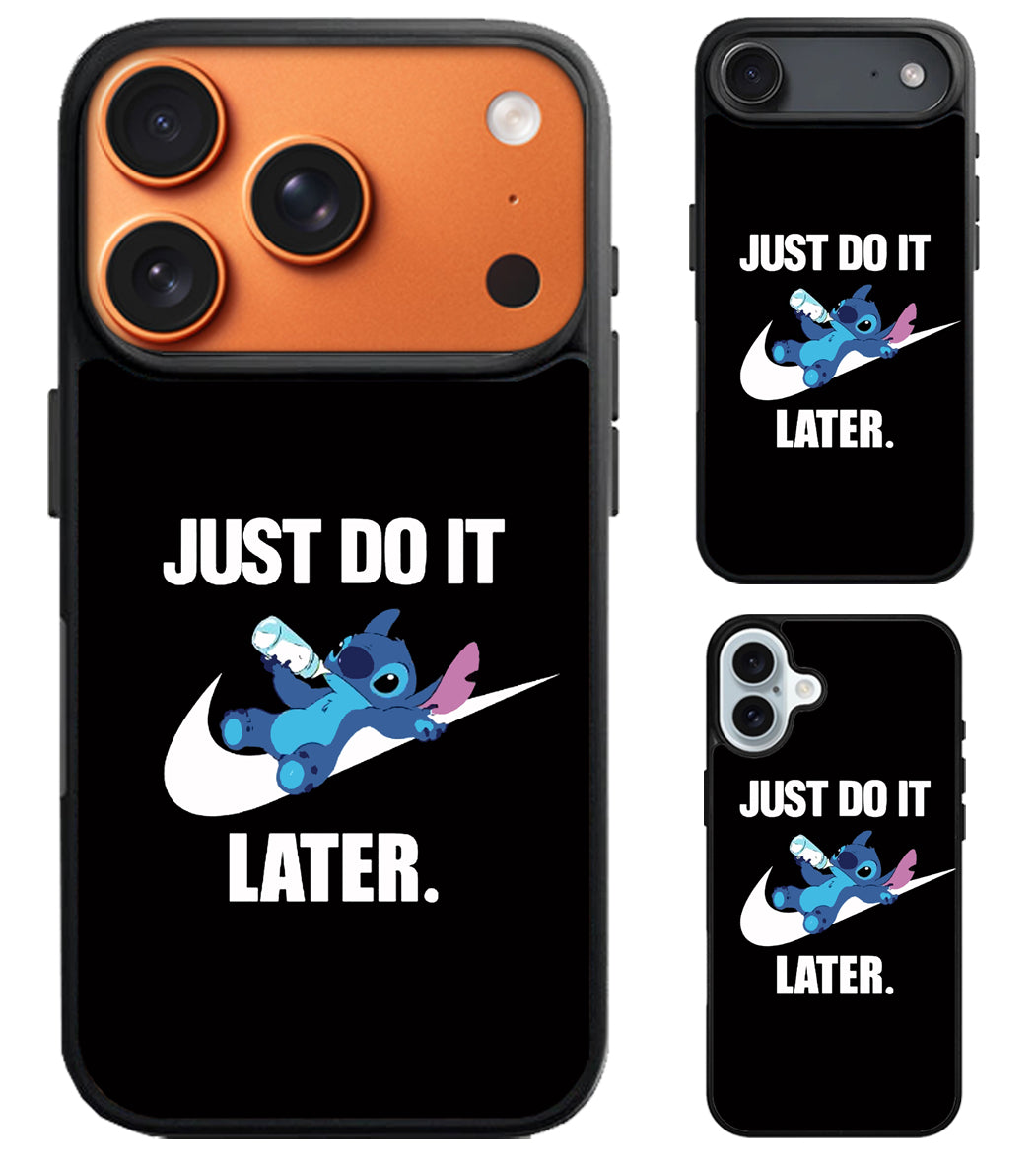 Stitch Just Do it Later iPhone Air | iPhone 17 | 17 Pro | 17 Pro Max Case