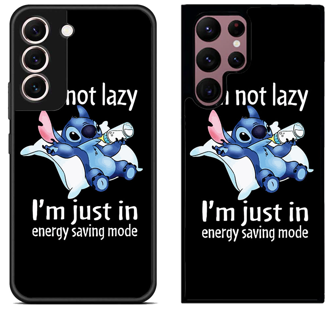 Stitch im Not Lazy Samsung Galaxy S22 | S22+ | S22 Ultra Case
