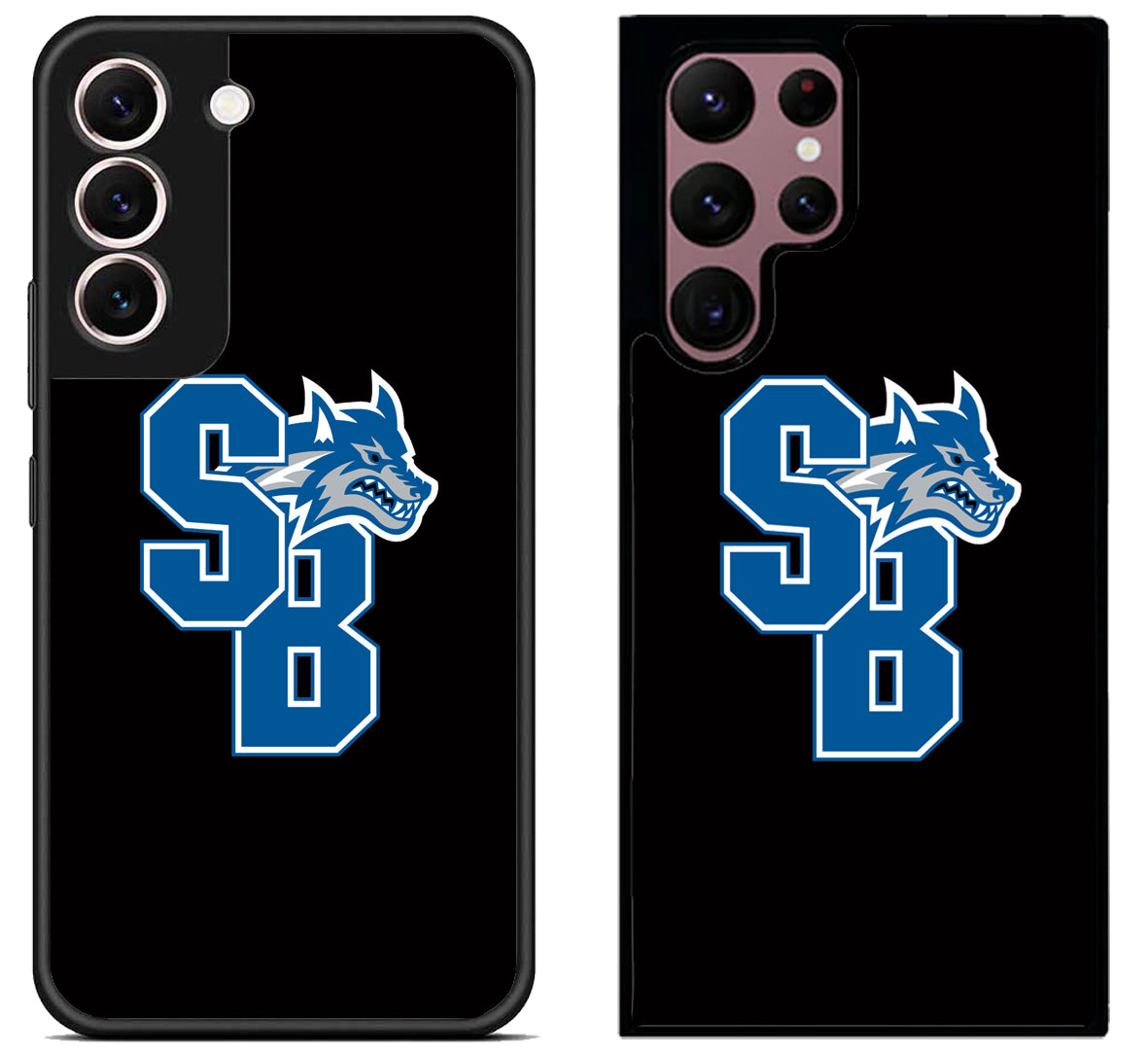 Stony Brook Seawolves Black Samsung Galaxy S22 | S22+ | S22 Ultra Case