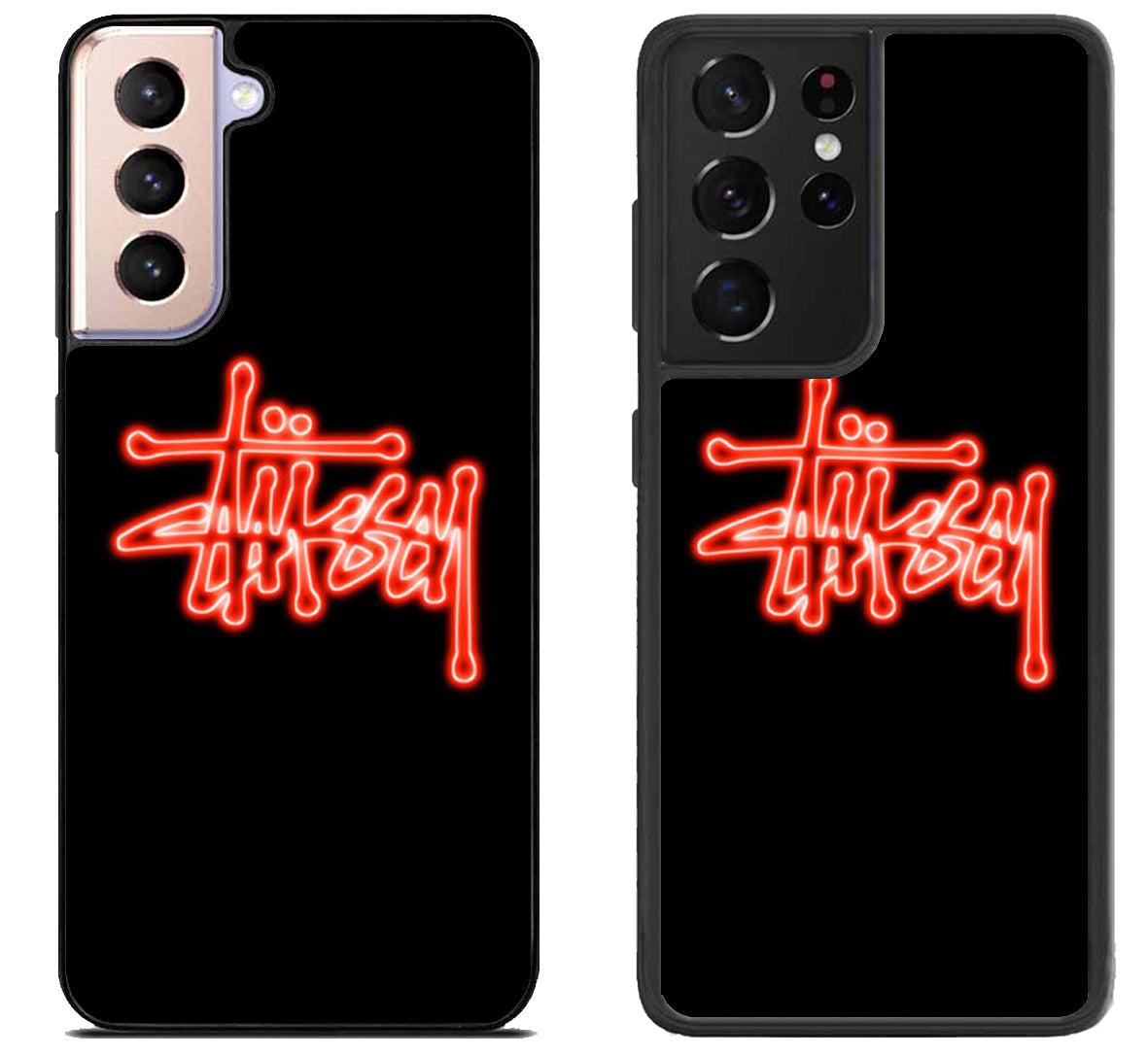 Stussy Color Red Light Samsung Galaxy S21 | S21 FE | S21+ | S21 Ultra Case
