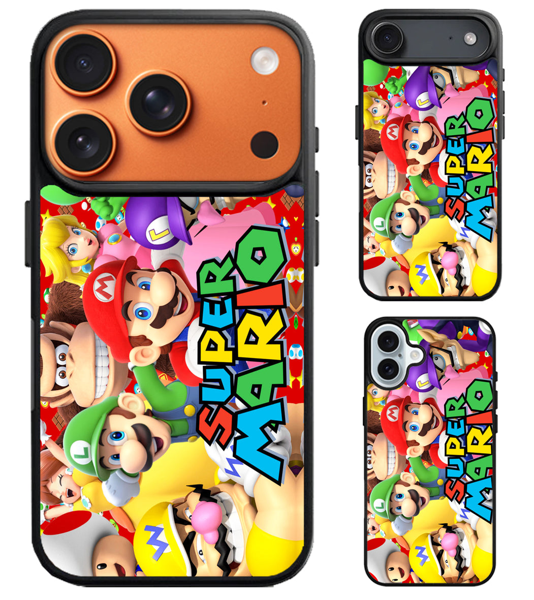 Super Mario And Friends Wallpaper iPhone Air | iPhone 17 | 17 Pro | 17 Pro Max Case