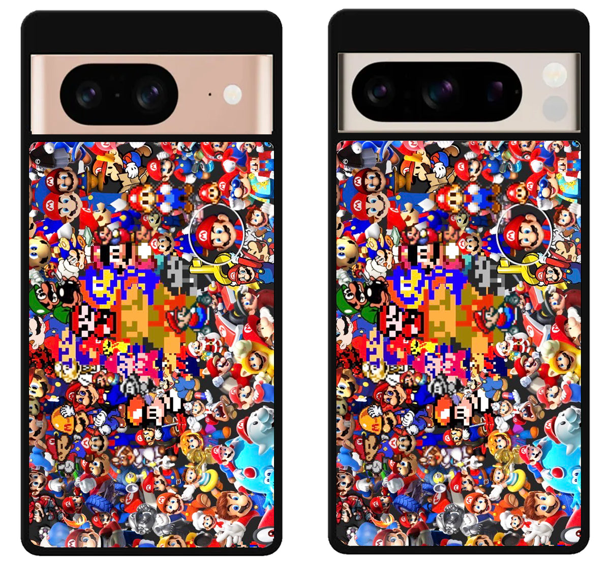 Super Mario Collage Google Pixel 8 | 8 Pro Case
