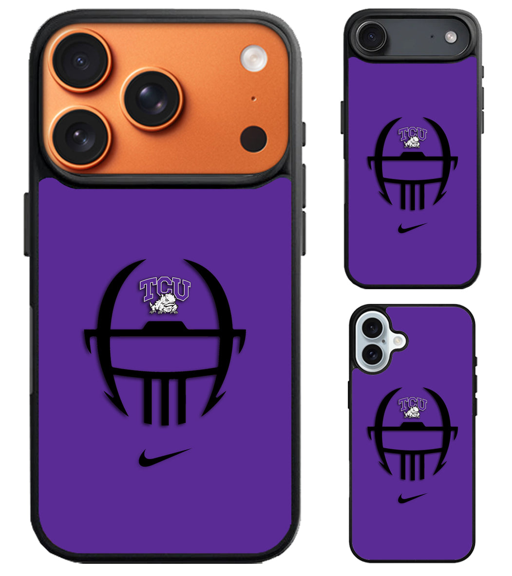 TCU Horned Frogs Football iPhone Air | iPhone 17 | 17 Pro | 17 Pro Max Case