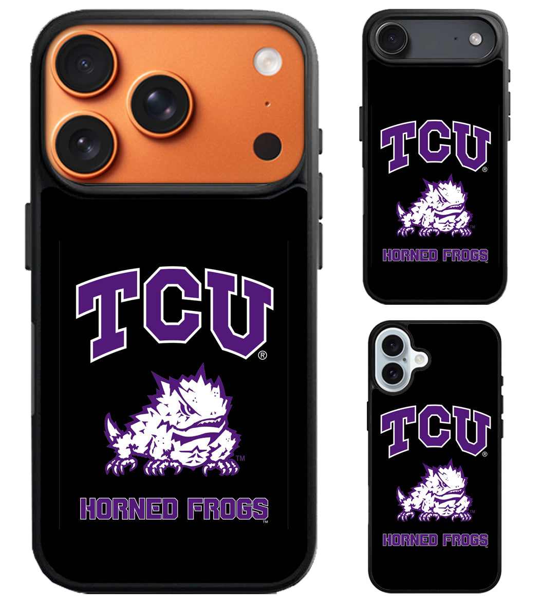 TCU Horned Frogs Logo iPhone Air | iPhone 17 | 17 Pro | 17 Pro Max Case