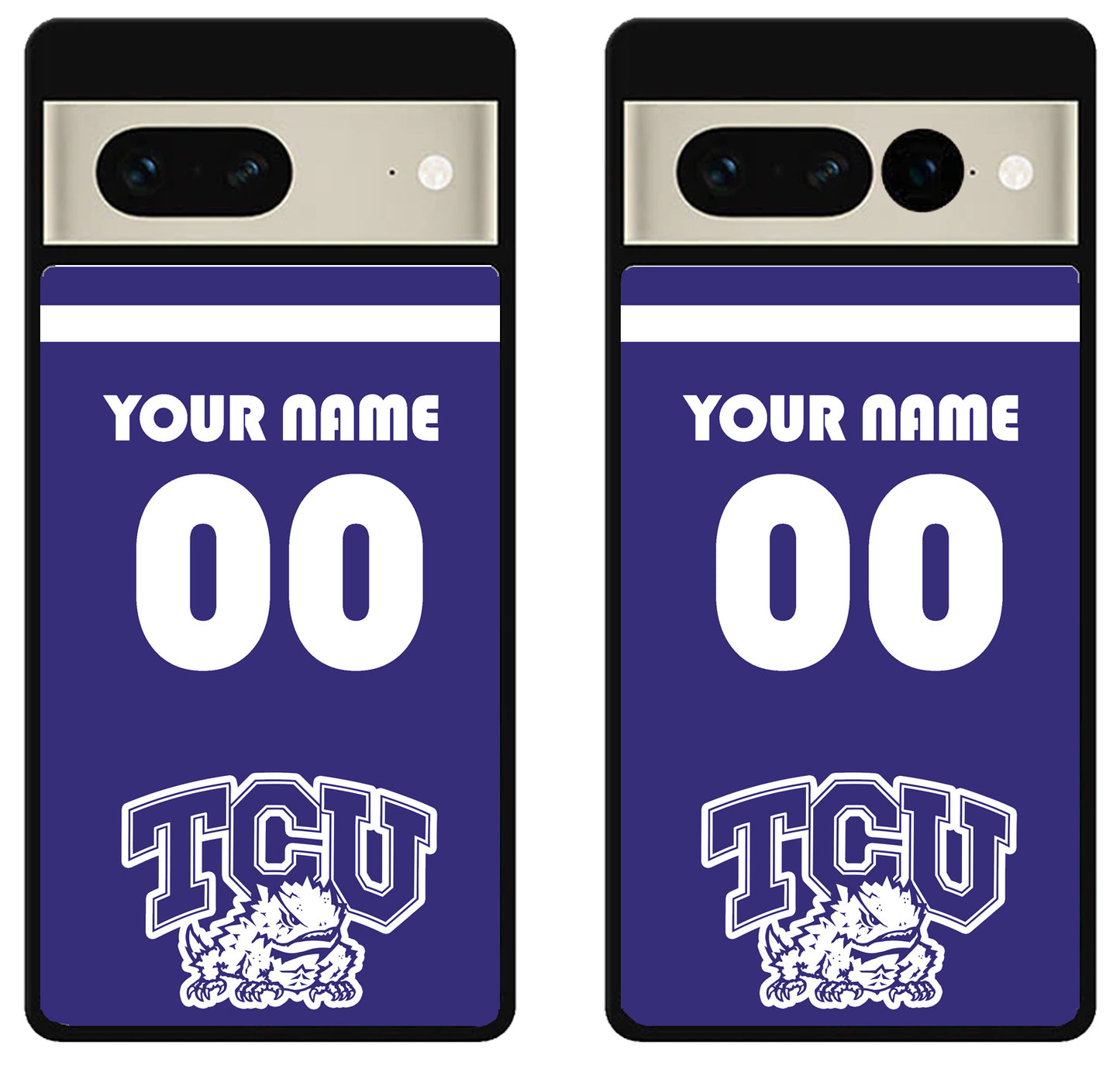 Custom Personalized TCU Horned Frogs Google Pixel 7 | 7 Pro Case