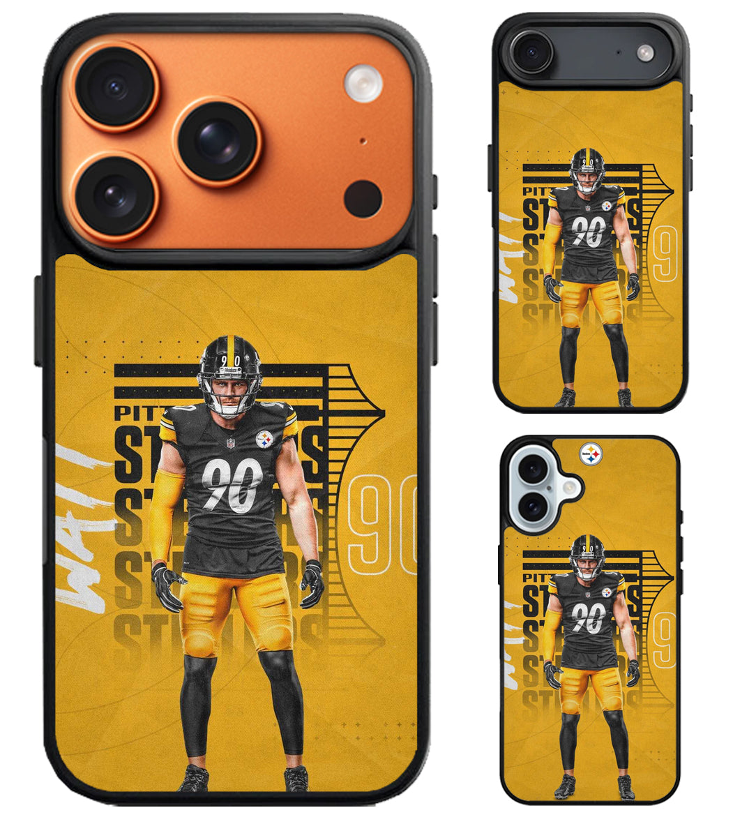 TJ Watt Pittsburgh Steelers Style iPhone Air | iPhone 17 | 17 Pro | 17 Pro Max Case