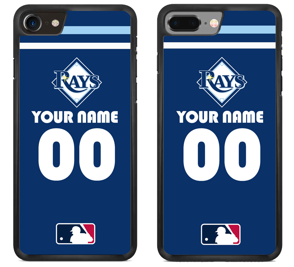 Custom Personalized Tampa Bay Rays MLB iPhone 8 | 8 Plus Case