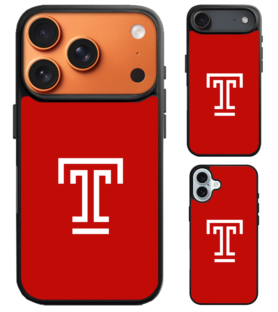 Temple Owls University Logo iPhone Air | iPhone 17 | 17 Pro | 17 Pro Max Case
