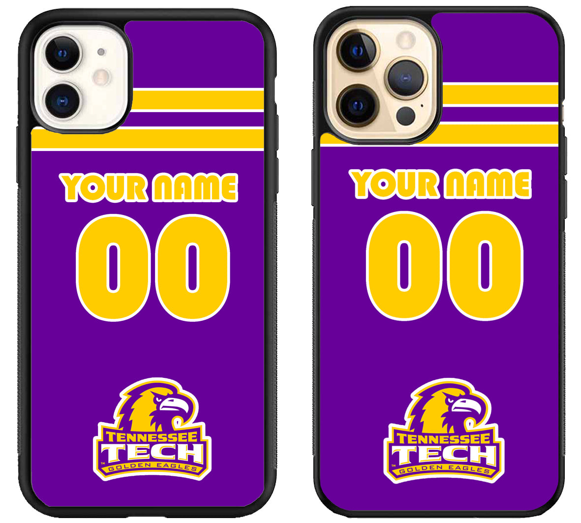 Custom Personalized Tennessee Tech Golden Eagles iPhone 12 | 12 Mini | 12 Pro | 12 Pro Max Case