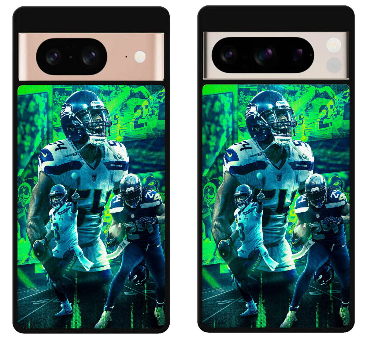 Terry Soleilhac Seattle Seahawks Google Pixel 8 | 8 Pro Case