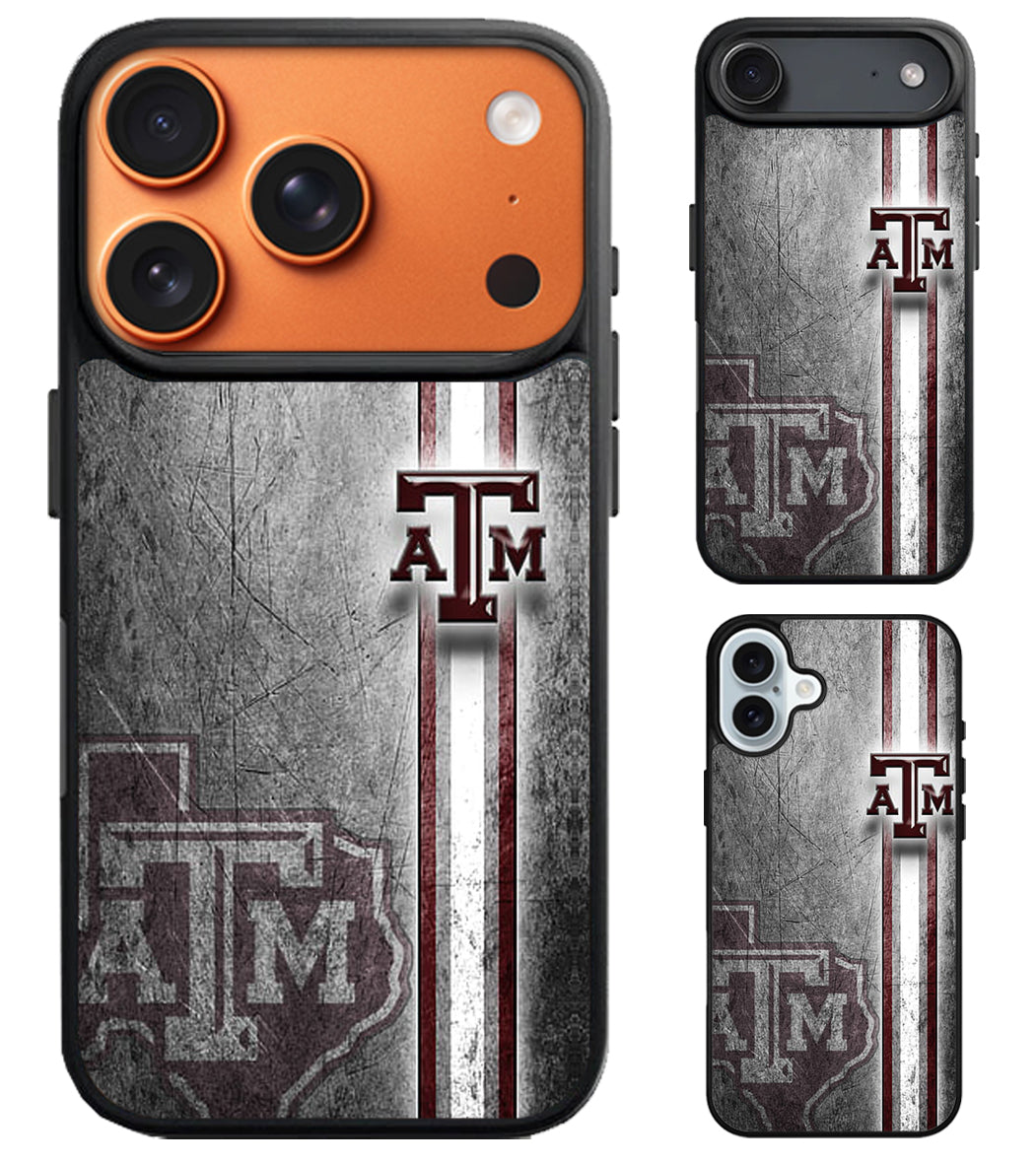 Texas A&M Aggies Background iPhone Air | iPhone 17 | 17 Pro | 17 Pro Max Case
