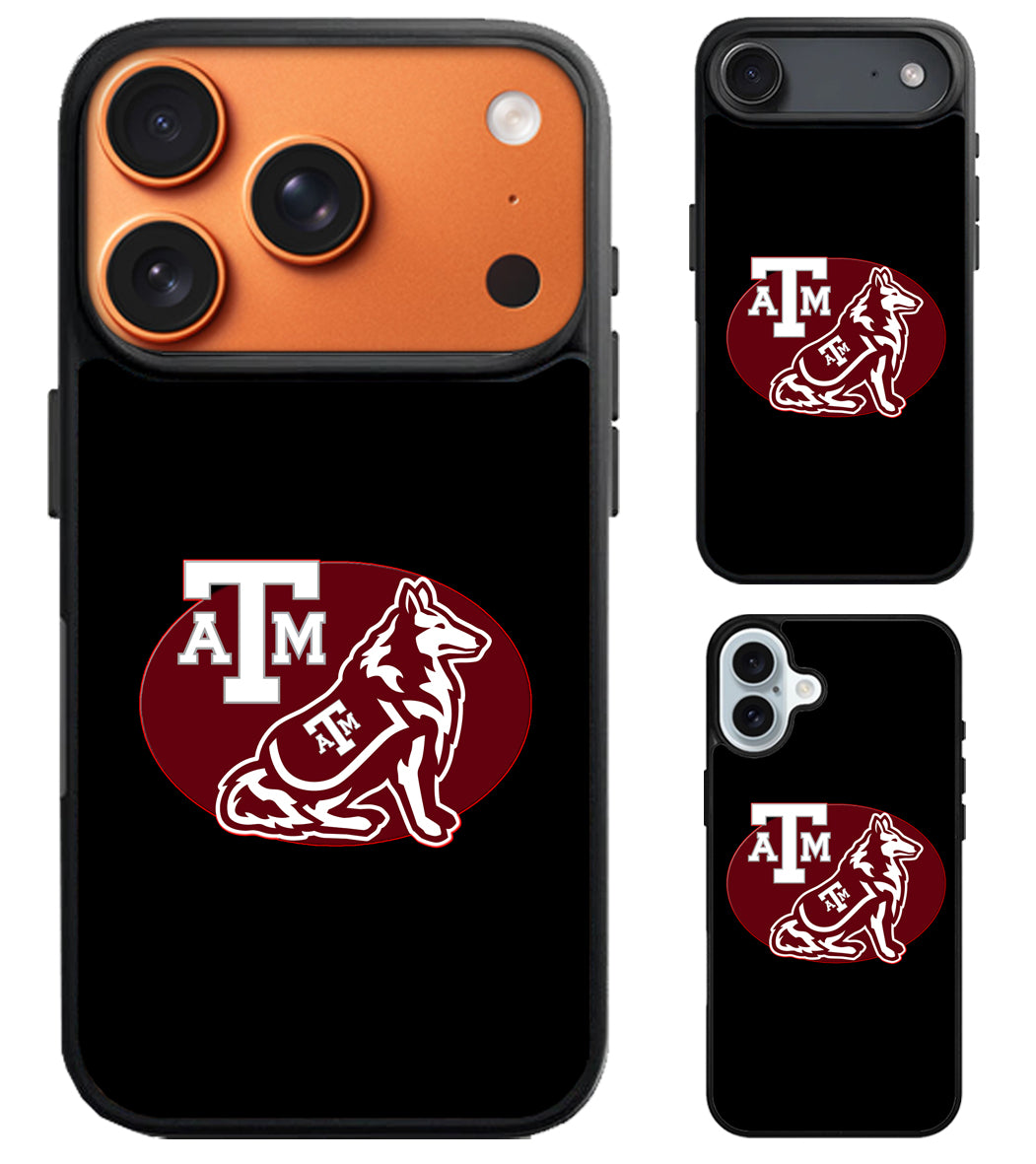 Texas A&M Aggies Black iPhone Air | iPhone 17 | 17 Pro | 17 Pro Max Case