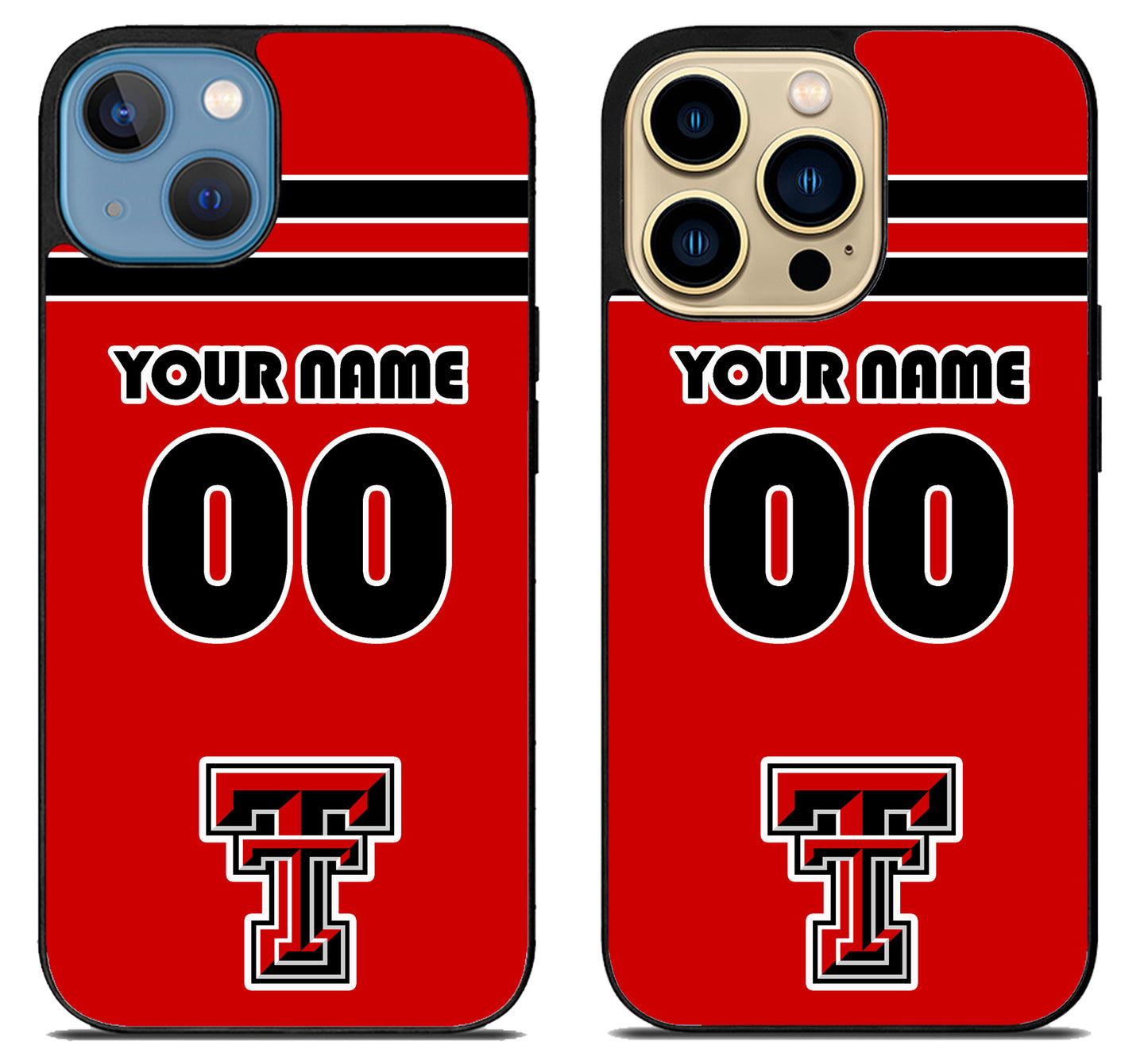 Custom Personalized Texas Tech Red Raiders iPhone 14 | 14 Plus | 14 Pro | 14 Pro Max Case