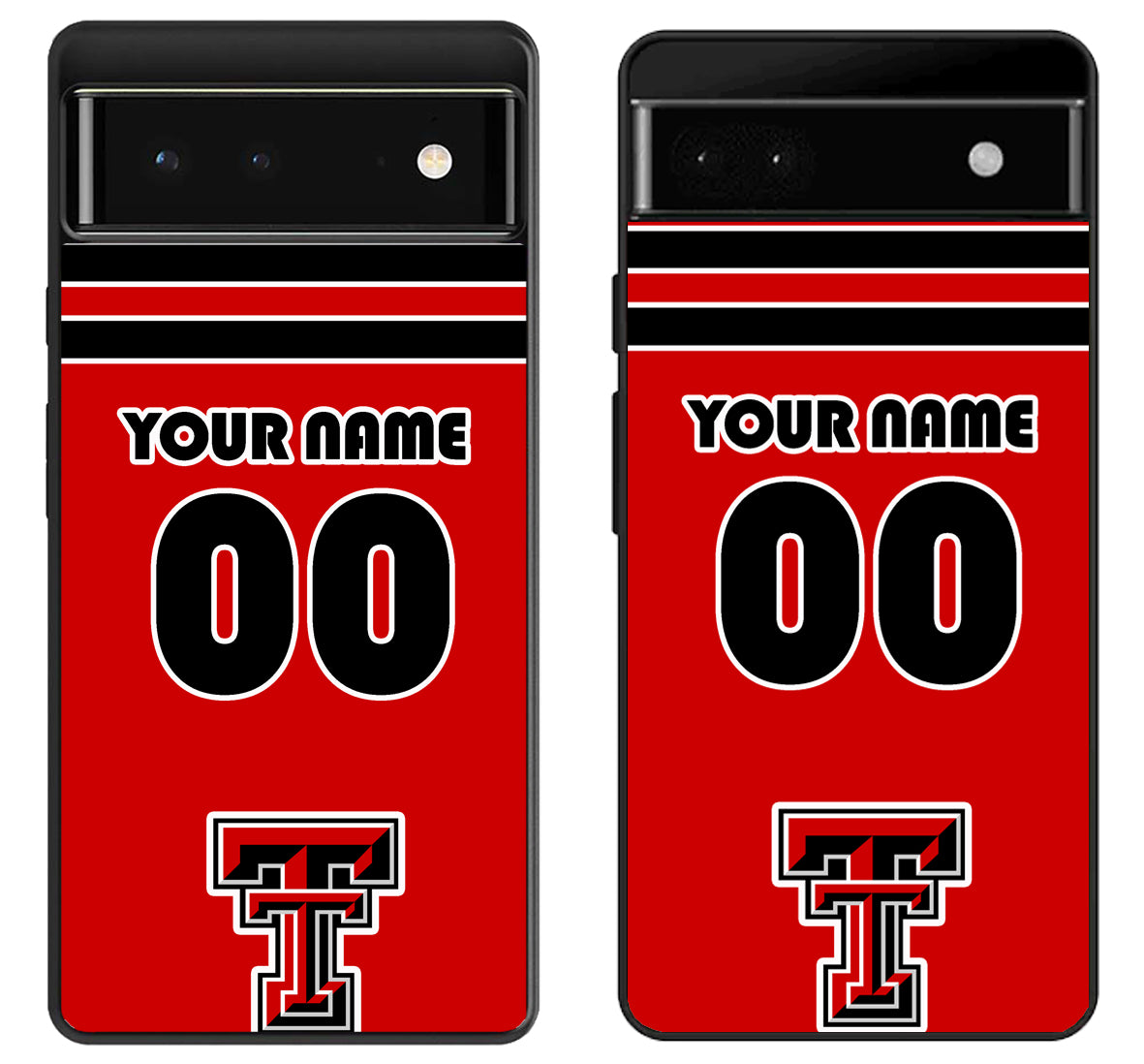 Custom Personalized Texas Tech Red Raiders Google Pixel 6 | 6A | 6 Pro Case