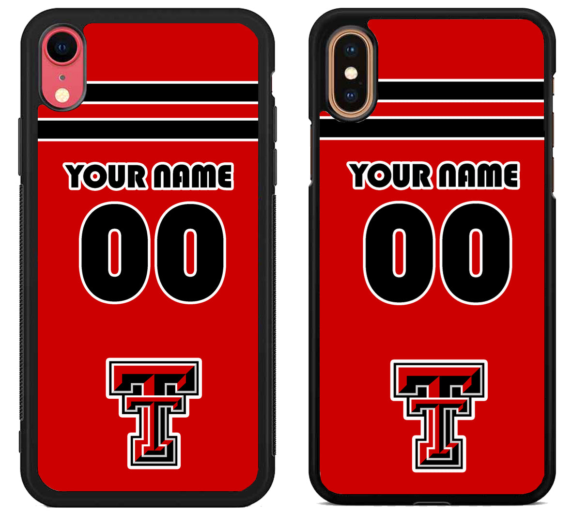 Custom Personalized Texas Tech Red Raiders iPhone X | Xs | Xr | Xs Max Case