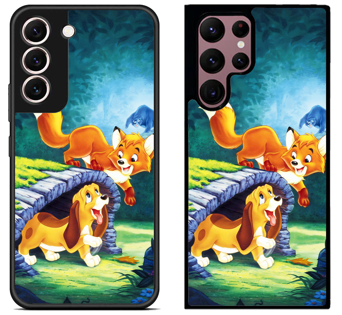 The Fox and the Hound Wallpaper Samsung Galaxy S22 | S22+ | S22 Ultra Case