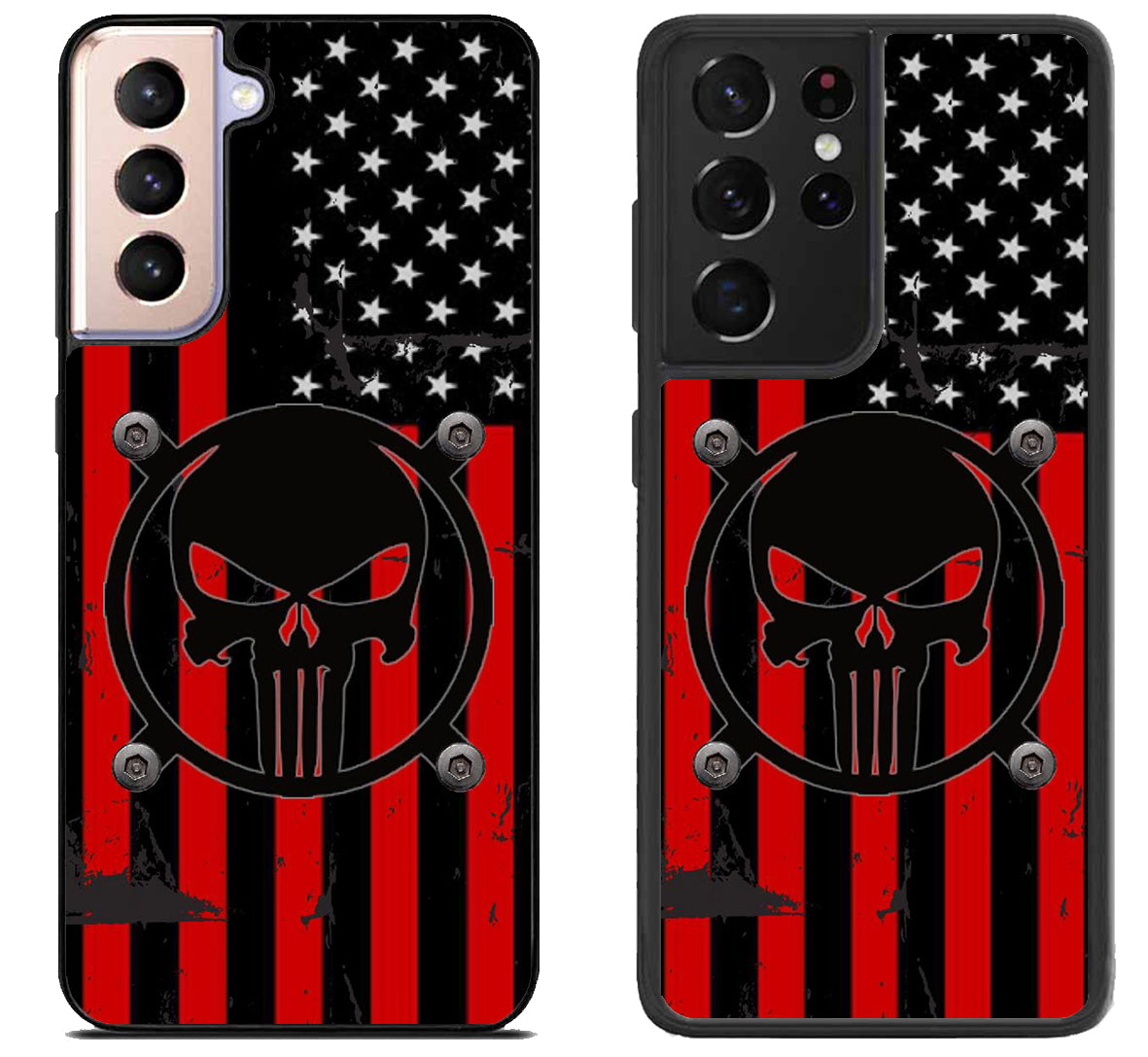 The Punisher Flag Samsung Galaxy S21 | S21 FE | S21+ | S21 Ultra Case