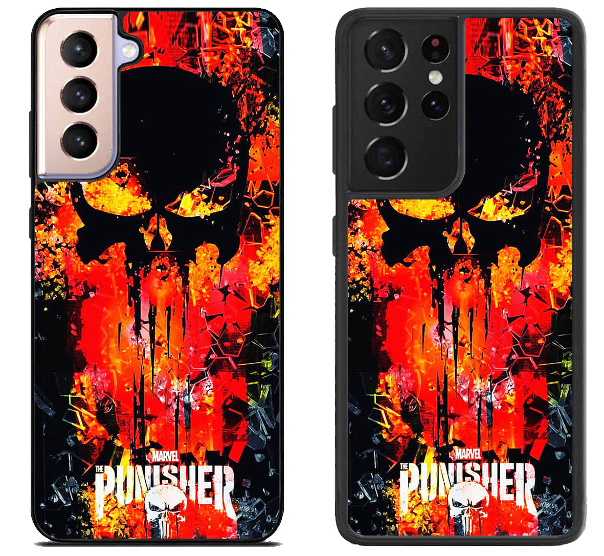 The Punisher Wallpaper Samsung Galaxy S21 | S21 FE | S21+ | S21 Ultra Case
