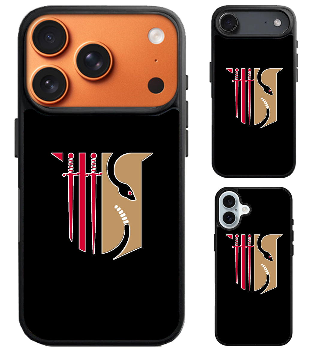 Theta Chi Black iPhone Air | iPhone 17 | 17 Pro | 17 Pro Max Case