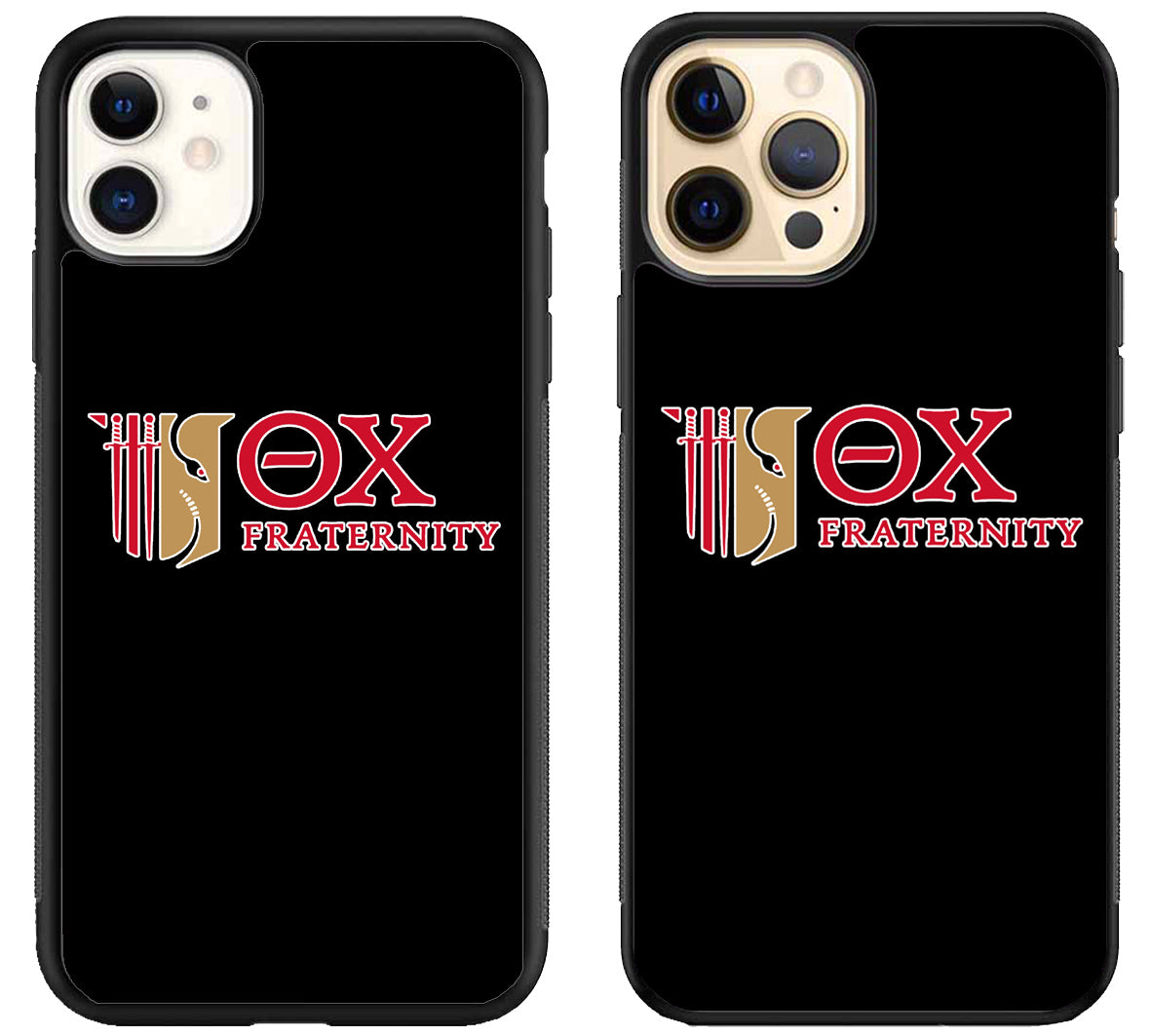 Theta Chi Fraternity Black iPhone 12 | 12 Mini | 12 Pro | 12 Pro Max Case