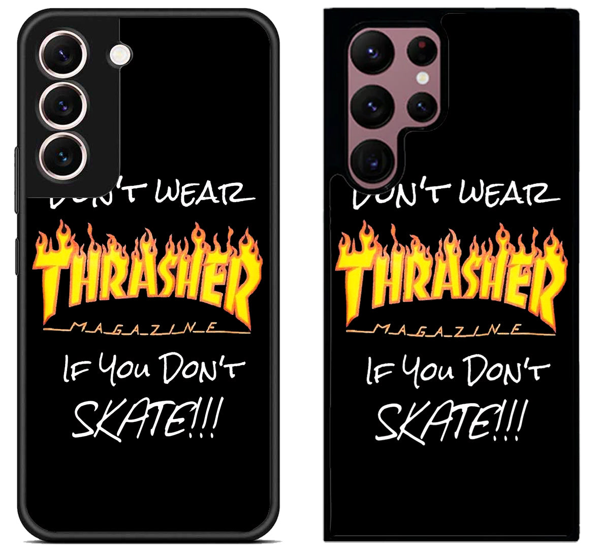 Thrasher Black Samsung Galaxy S22 | S22+ | S22 Ultra Case